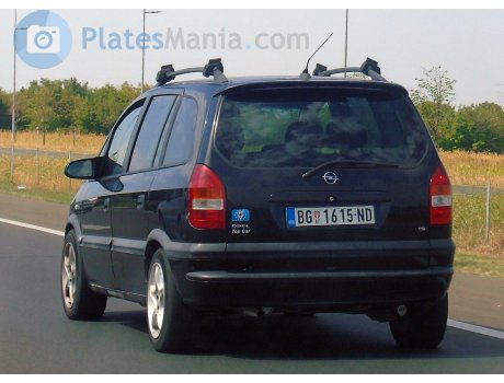 BG 1615-ND, Opel Zafira