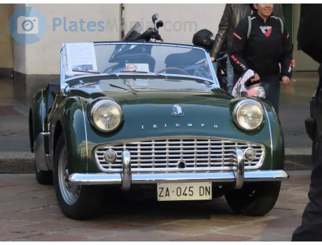 ZA 045 DN, Triumph TR3
