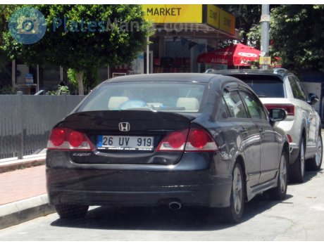 26 UV 919, Honda Civic