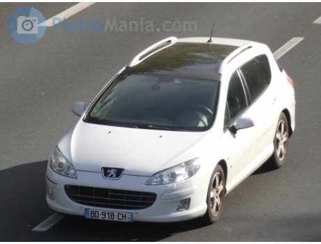 BD-918-CH, Peugeot 407