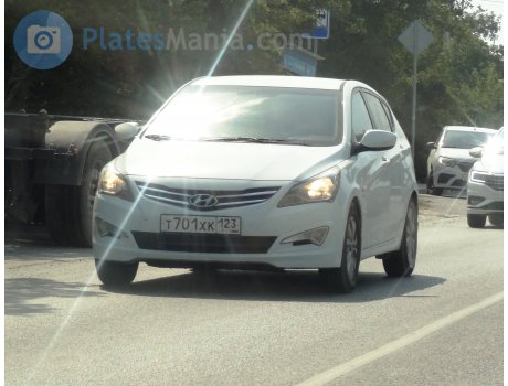 т701хк123, Hyundai Solaris
