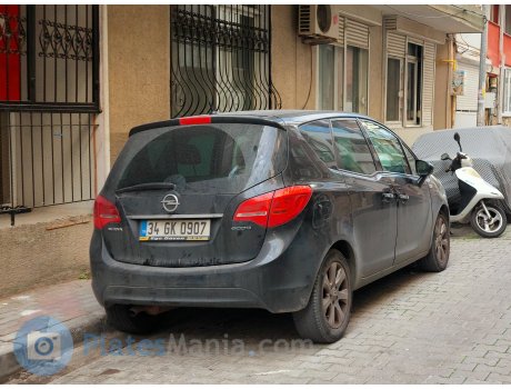 34 GK 0907, Opel Meriva