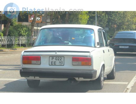 р022ее93, Lada (VAZ) 2107