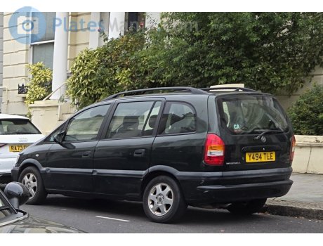 Y494 TLE, Vauxhall Zafira