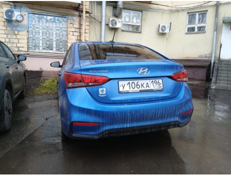 у106ка196, Hyundai Solaris