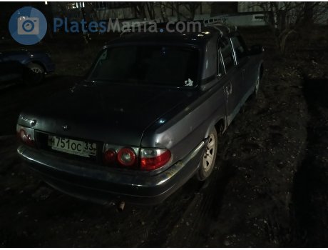 н751ос33, GAZ 31105 Волга