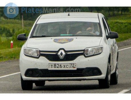 т826хс72, Renault Logan