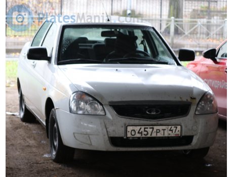 о457рт47, Lada (VAZ) 2170 Priora