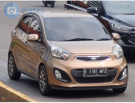 B 1181 WFZ, Kia Picanto