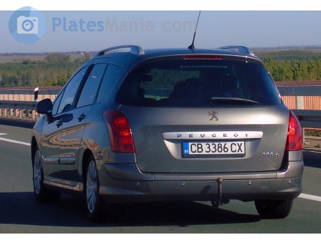 CB 3386 CX, Peugeot 308