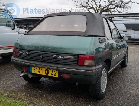 5141 XK 42, Peugeot 205