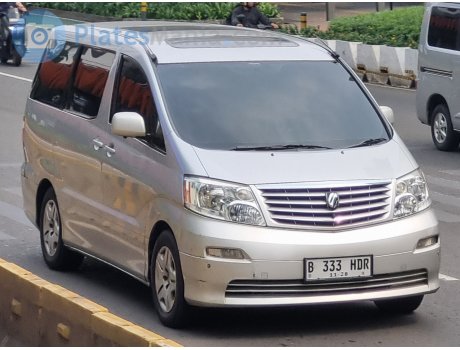B 333 HDR, Toyota Alphard