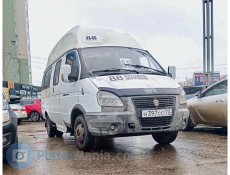 н397сс73, GAZ 3221 ГАЗель