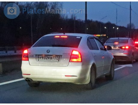 у932кв777, Skoda Octavia