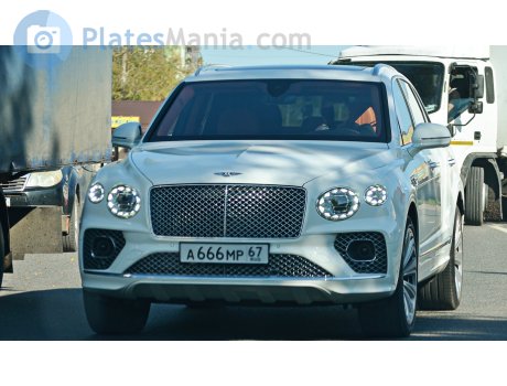 а666мр67, Bentley Bentayga