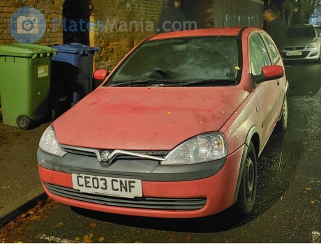 CE03 CNF, Vauxhall Corsa