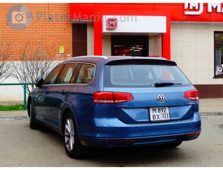 м892вх323, Volkswagen Passat