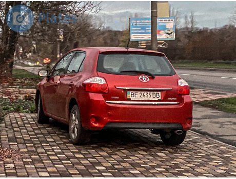 BE 2635 BB, Toyota Yaris