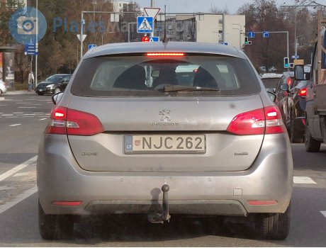 NJC 262, Peugeot 308