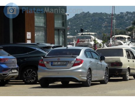 07 P 3885, Honda Civic