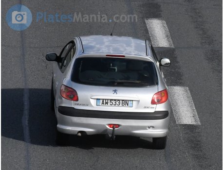 AW-533-BN, Peugeot 206