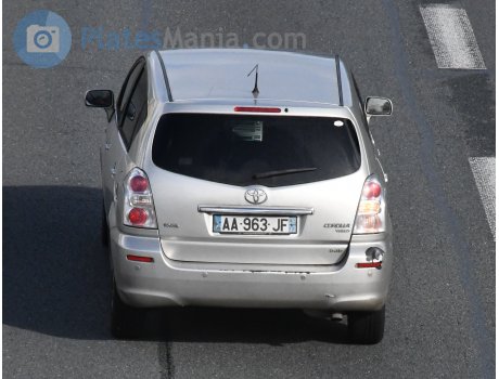 AA-963-JF, Toyota Corolla Verso