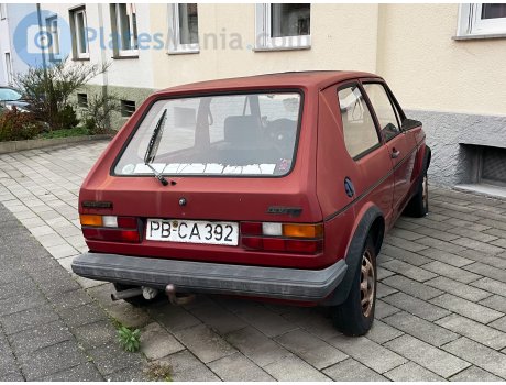 PB CA 392, Volkswagen Golf