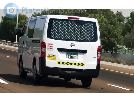 1 58092, Nissan Urvan