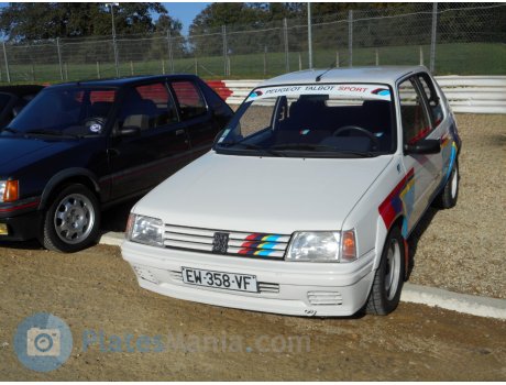 EW-358-VF, Peugeot 205