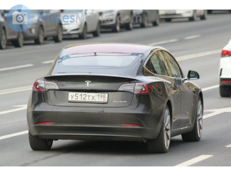 у512тх198, Tesla Model 3