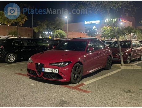 BC 3762 TX, Alfa Romeo Giulia