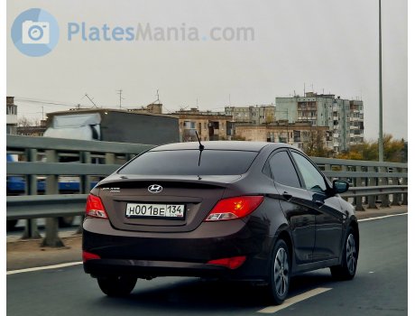 н001ве134, Hyundai Solaris