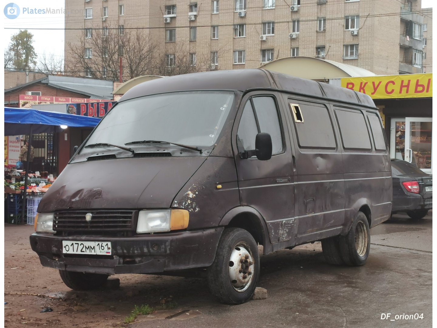 о 172 мм 161, GAZ 3221 ГАЗель 1-3221 Minibus, 1996–2003