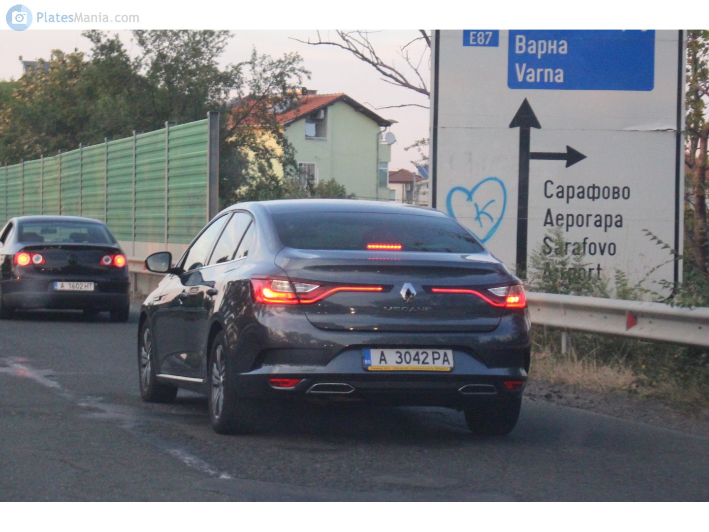 A 3042 PA, Renault Mégane 4th gen GrandCoupé Sedan (LFB/LFF), 2016–