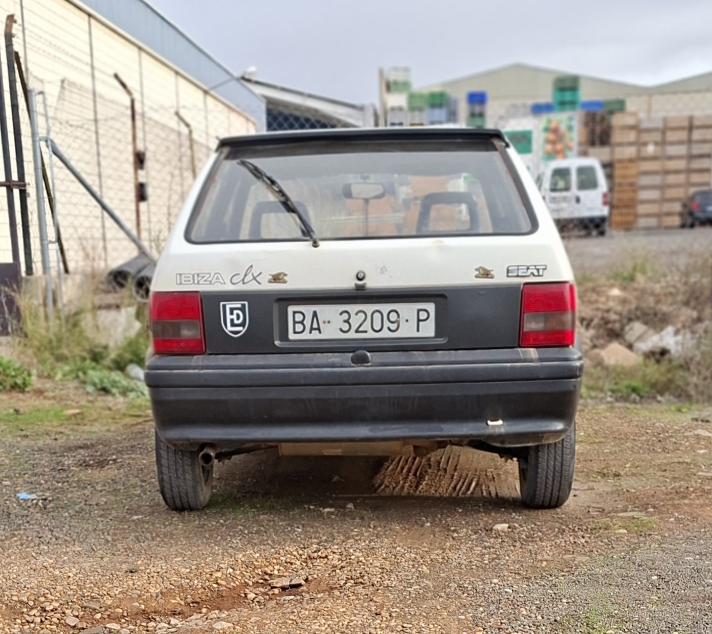 BA 3209 P, SEAT Ibiza 1st gen 3-door Hatch (021A), 1984–1993
