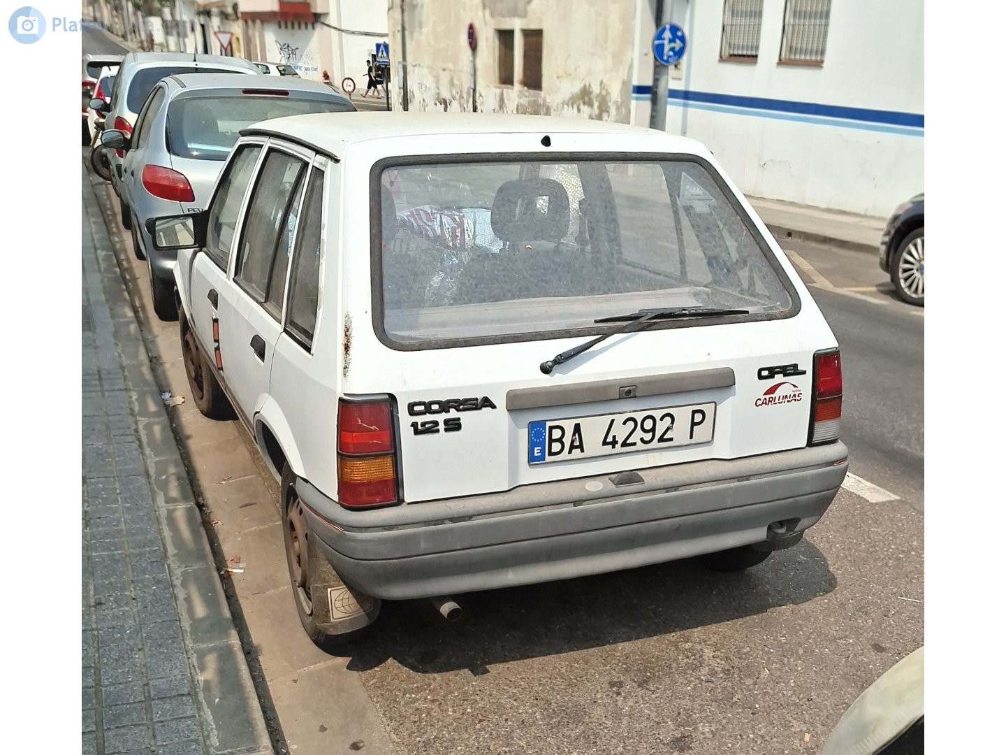 BA 4292 P, Opel Corsa 1st gen 5-door Hatch (A; S83), 1984–1993