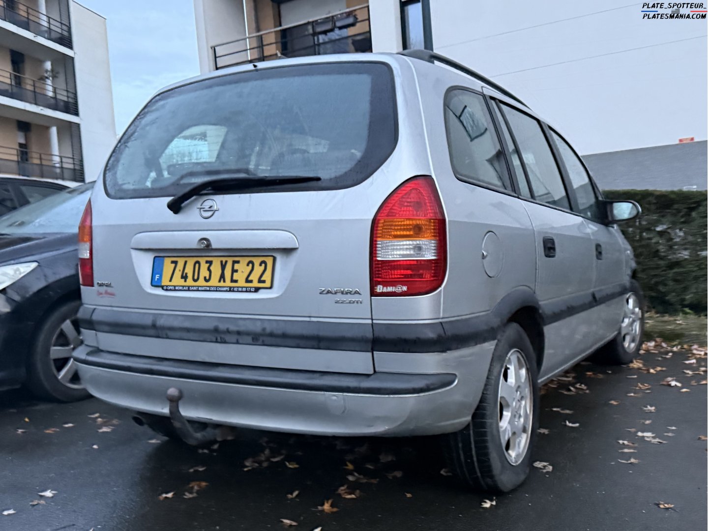 7403 XE 22, Opel Zafira 1st gen (A; T98), 1999–2005