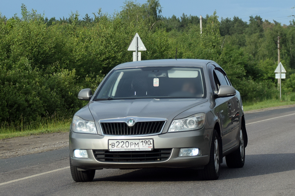 в 220 рм 190, Skoda Octavia 2nd gen Liftback (A5/1Z3), facelift, 2009–2013