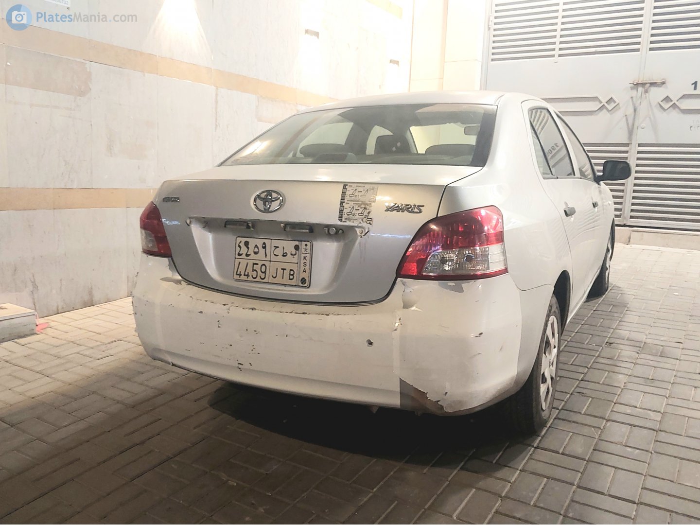 4459 JTB, Toyota Yaris 2nd gen Sedan (XP90), 2006–2012 (–2016 for MX- and AU-market)