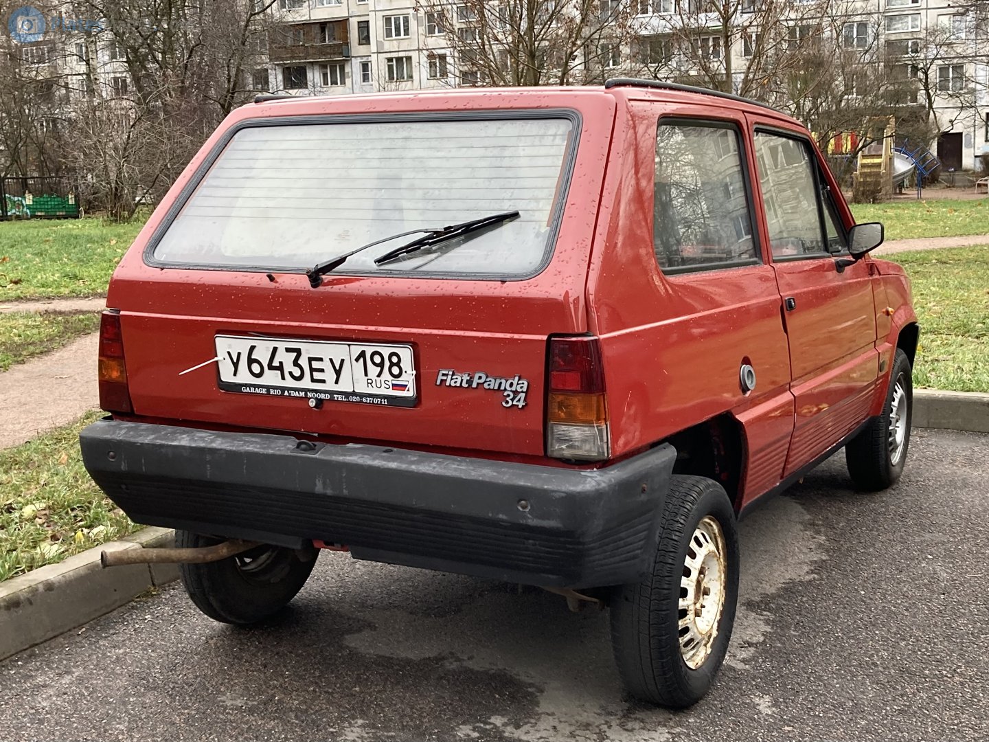 у 643 еу 198, FIAT Panda 1st gen (141/153), 1980–1986