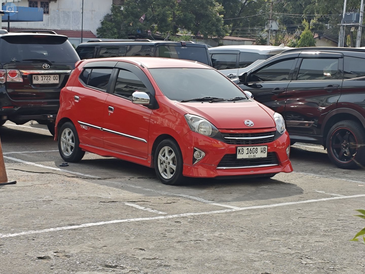 KB 1608 WB, Toyota Agya 1st gen (B100), 2012–2017