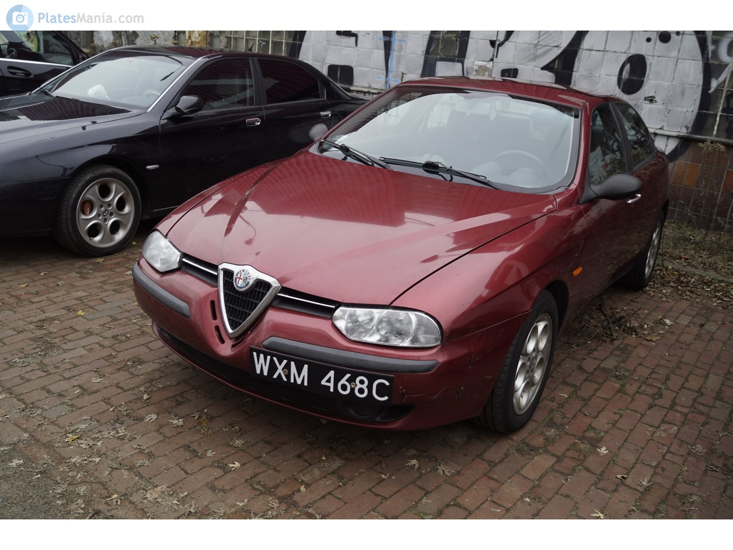 WXM 468C, License plate without vehicle 