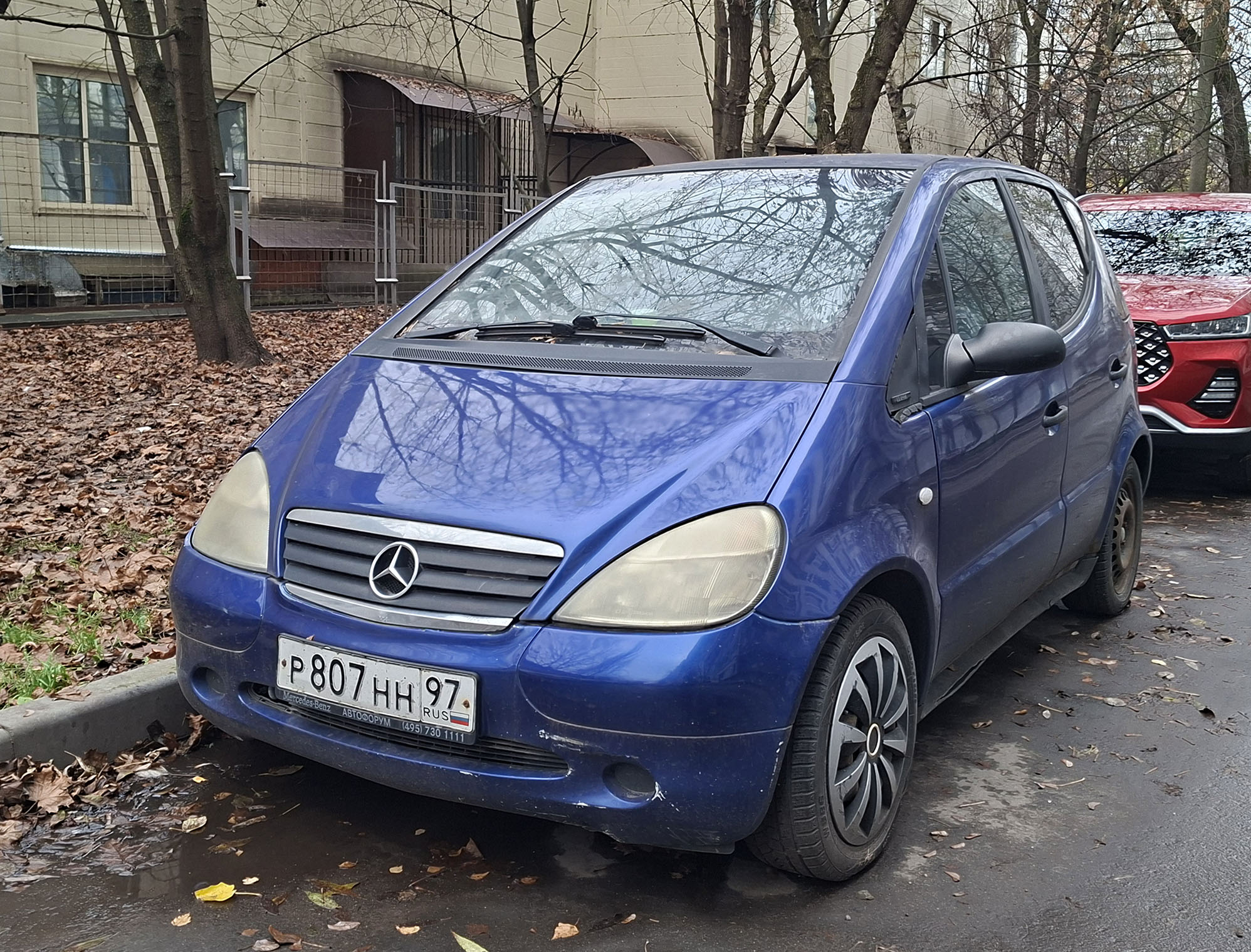 р 807 нн 97, Mercedes-Benz A-Klasse 1st gen (W168), 1997–2004