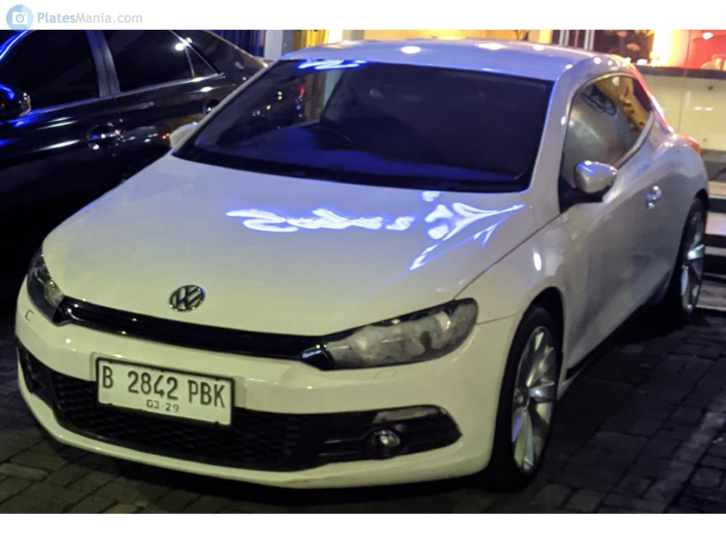 B 2842 PBK, Volkswagen Scirocco 3rd gen (Typ 137/1K8), 2008–2017