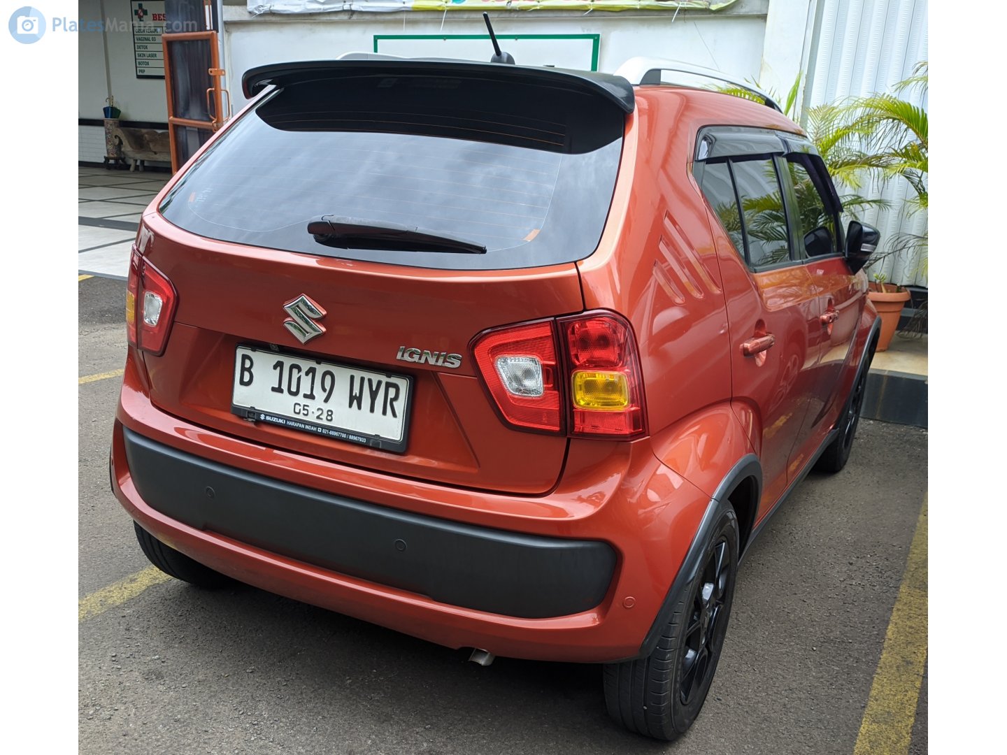 B 1019 WYR, Suzuki Ignis 2nd gen (MF), 2016–2020