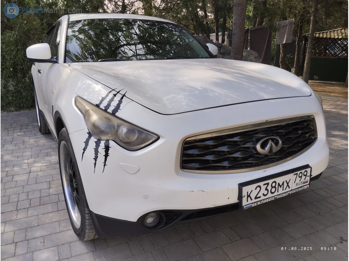 к 238 мх 799, Infiniti QX70/FX-Series 2nd gen FX/QX (S51), 2008–2017