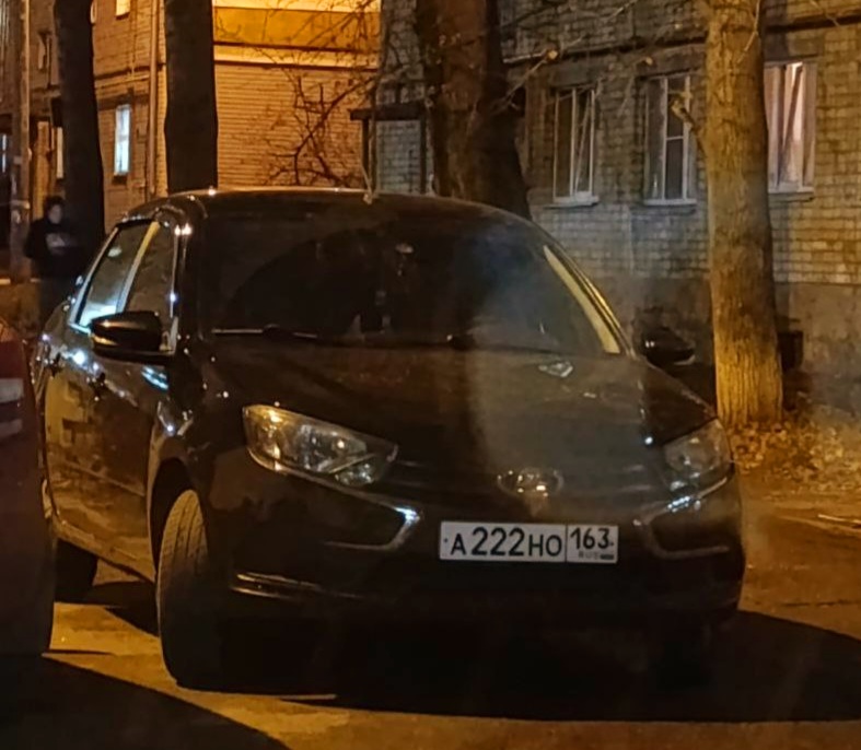 а 222 но 163, Lada (VAZ) 2190 Granta 