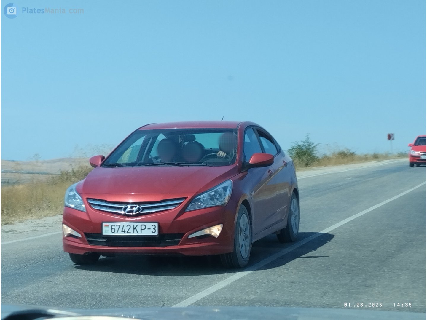 6742 KP-3, Hyundai Solaris 1st gen Sedan (RB), facelift, 2014–2017