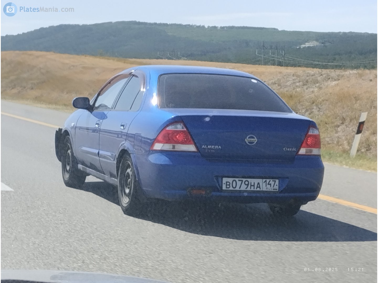 в 079 на 147, Nissan Almera 2nd gen Classic Sedan (B10; CIS-market), 2006–2013