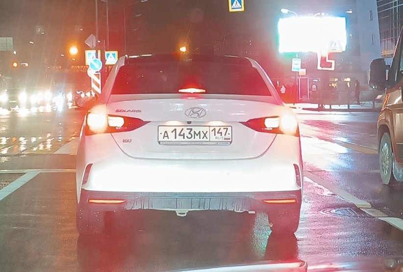 а 143 мх 147, Hyundai Solaris 2nd gen (HCR), facelift, 2020–2022 (Solaris HS for RU-market since 2024)